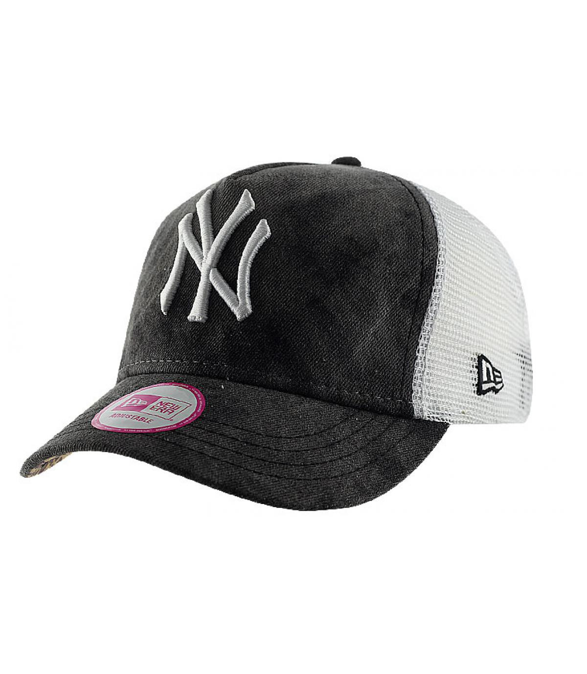 Women NY trucker Women summer wash truck black leo NY Women NY trucker Women summer wash truck black leo NY